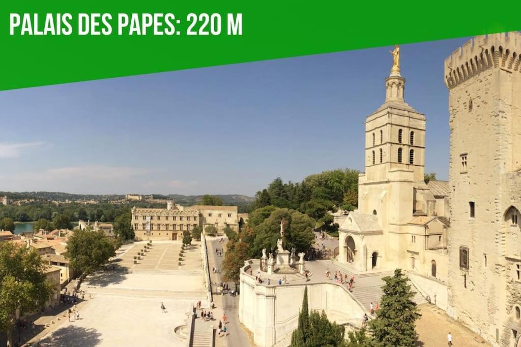 La Cachette De L'Horloge - Ac Clim - Wifi - 100M Palais Des Papes Lejlighed Avignon Eksteriør billede